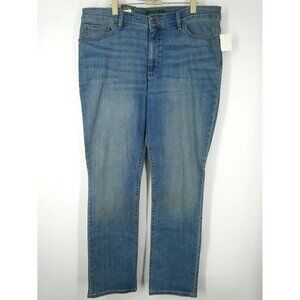 NWT Ralph Lauren Heritage Light Wash Jeans Perry Blue 16